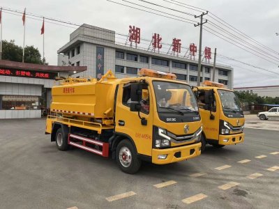 東風(fēng)D6  藍牌 清洗吸污車